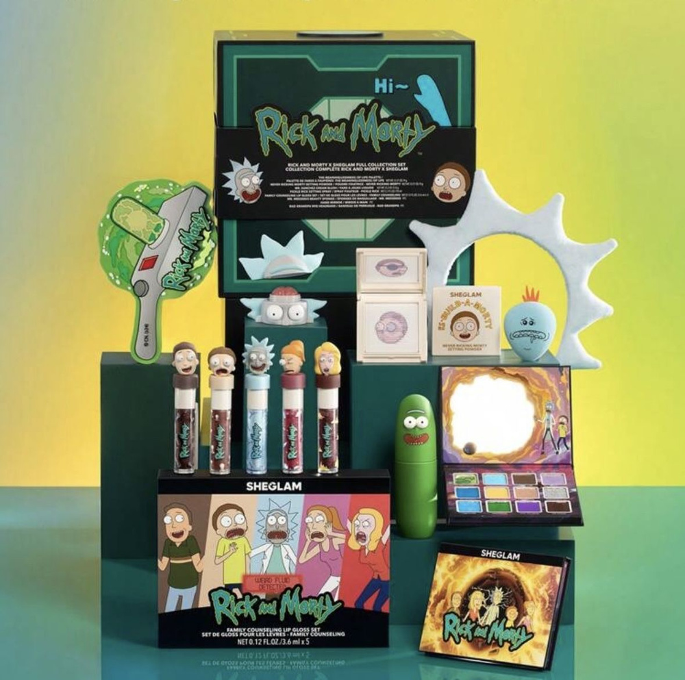 Набор декоративной косметики Rick and Morty Sheglam купить на OZON