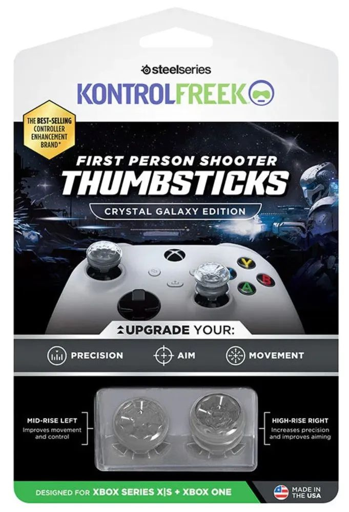 Насадки на стики FPS KontrolFreek Crystal Galaxy Edition для геймпада Xbox One / Series S X накладки #1