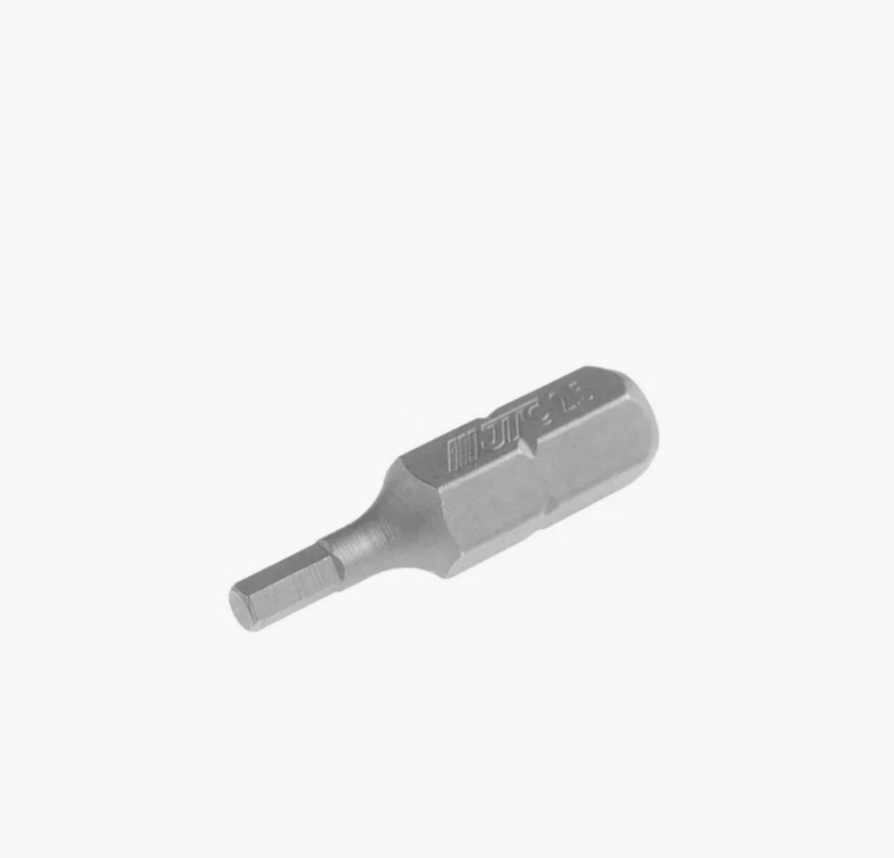 Бита JTC 6-ти гранная HEX H2.5х25мм 1/4 DR S2, 1/4", 25 мм - купить по ...