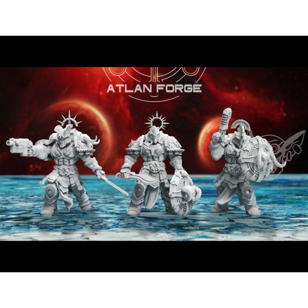Миниатюра Warhammer 40000. Space Marines. Minotaurus Bladeguard Veteran