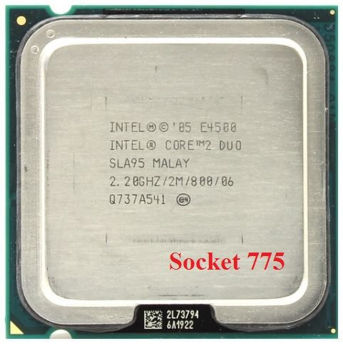 Socket 775 Intel E4500 Socket Intel BX80557E4500 800Mhz 2MB Cache