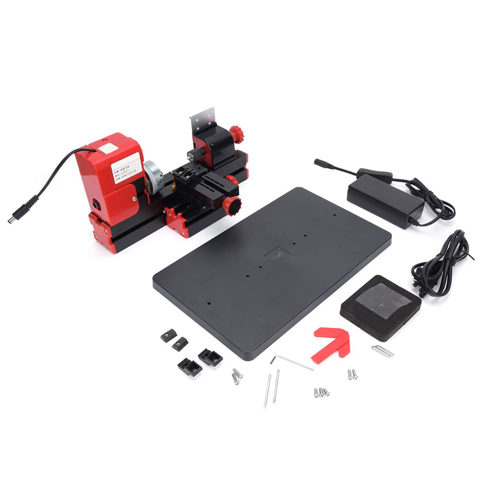 Мощный миниатюрный токарный станок по металлу купить на OZON по низкой ...