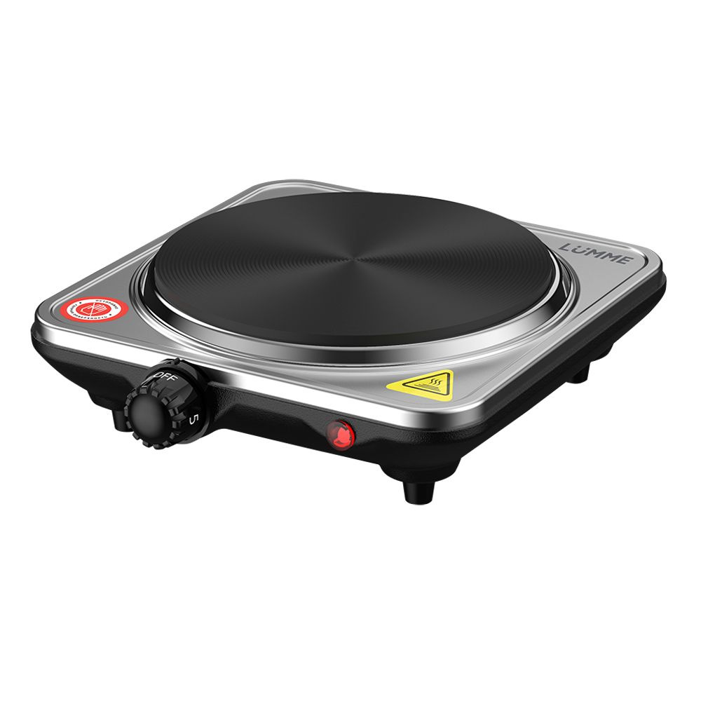 Плитка электрическая настольная LUMME LU-HP3712A , 1 конфорка - чугун ...