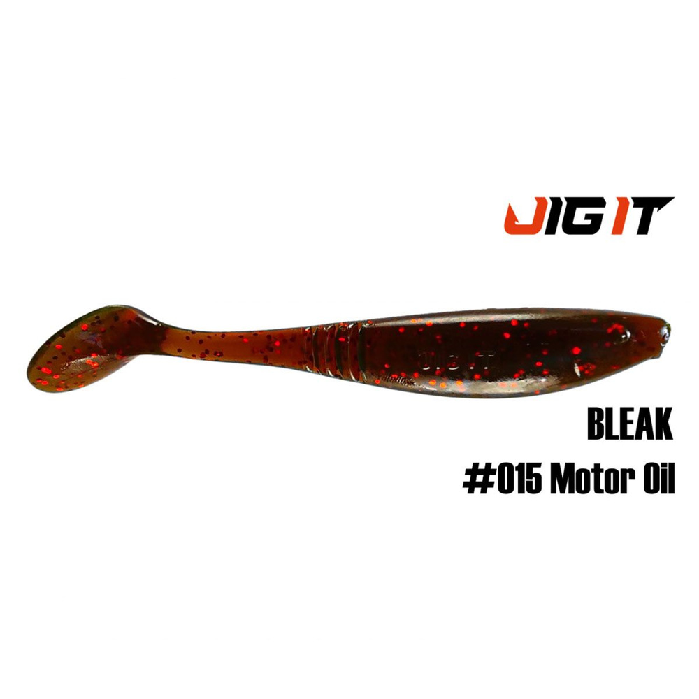 Приманка Силиконовая Jig It Bleak 4" 015 Squid (6 шт.) #1