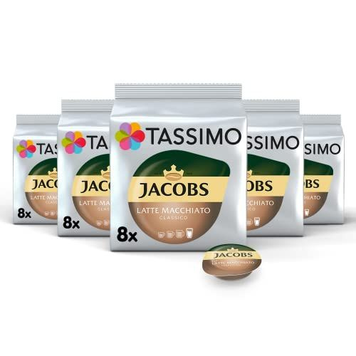 Кофе в капсулах Tassimo Jacobs Latte Macchiato Classico, 40капсул #1