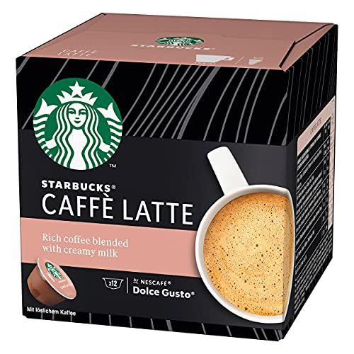 Nescaf Dolce Gusto Starbucks Caff Latte, Кофейная капсула, обжаренный кофе, 12 капсул  #1