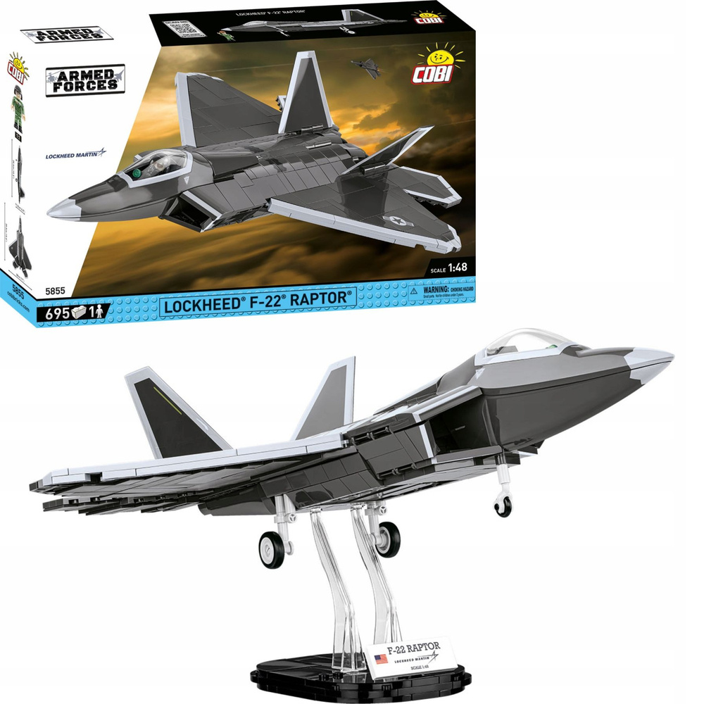 Cobi Lockheed F 22 Raptor 695 5855 OZON 1658840598