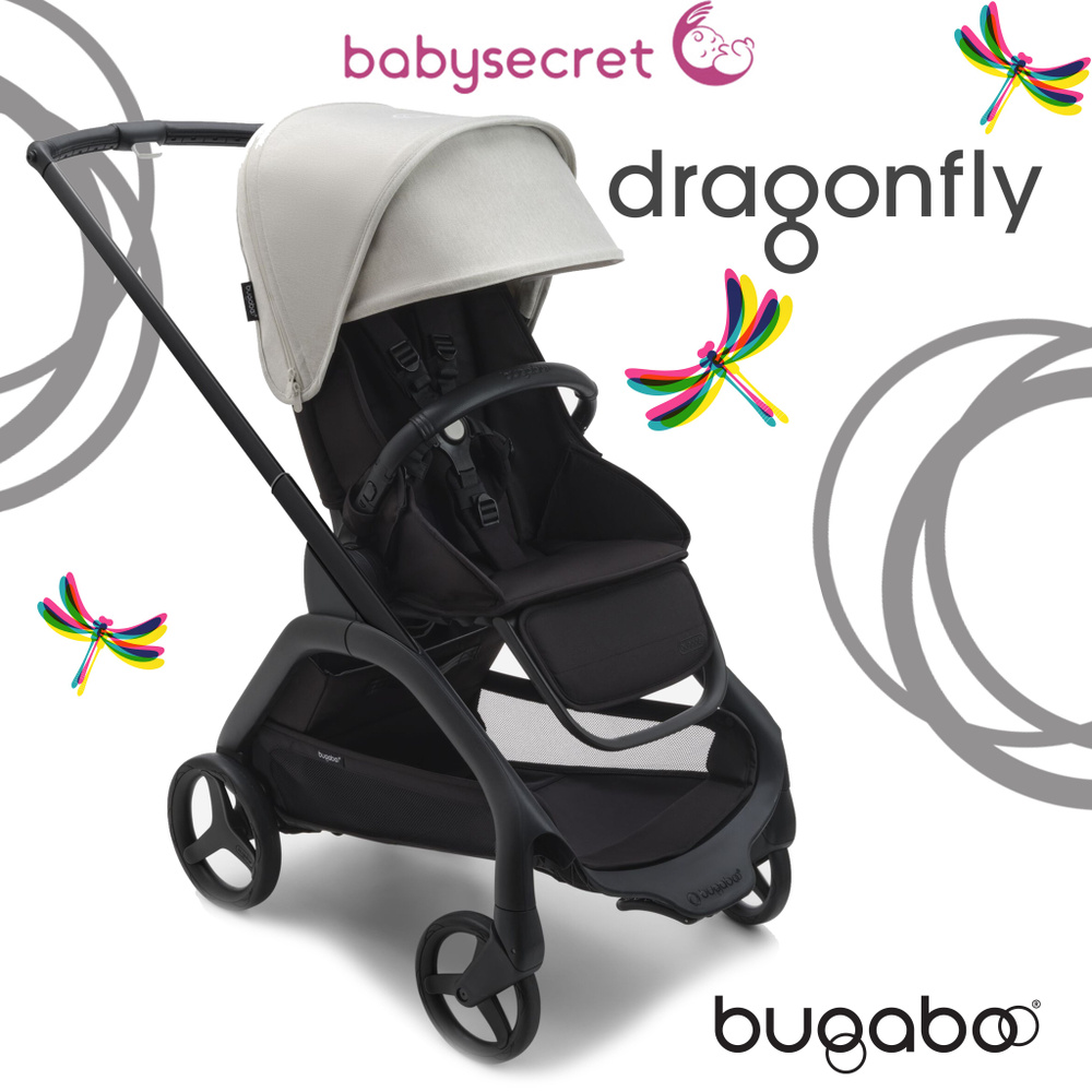 Коляска прогулочная Bugaboo Dragonfly на шасси Black/BLK/misty white #1