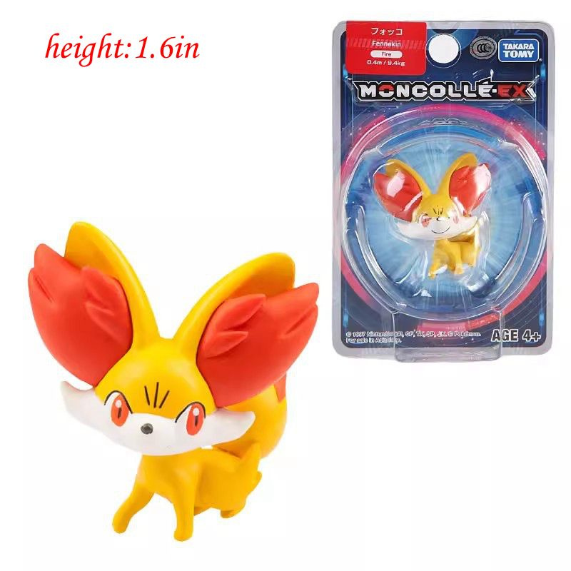 Покемон Fennekin Игрушки-фигурки Коллекционная модель Pokemon Fennekin 8 cm  #1