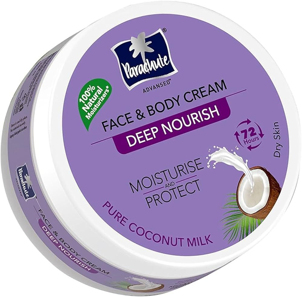 Face & Body Cream DEEP NOURISH Moisture and Protect, Parachute (Крем для лица и тела ГЛУБОКОЕ УВЛАЖНЕНИЕ, #1