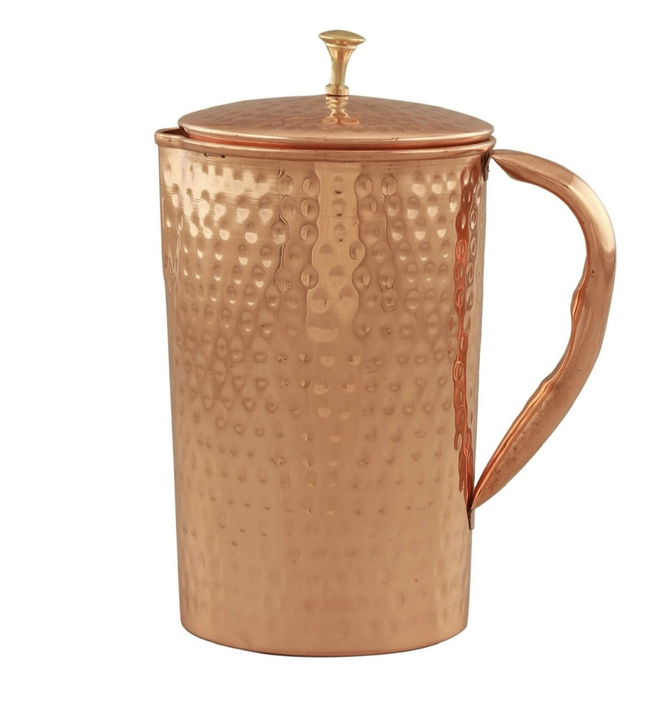 Shekhor Медный кувшин Хамер № 4 для настаивания воды Индия Шехор Copper jug SKH11 1,5 л  #1