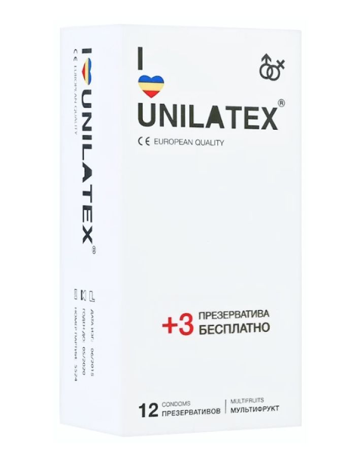 Презервативы со вкусом Unilatex MULTIFRUITS - купить с доставкой по ...
