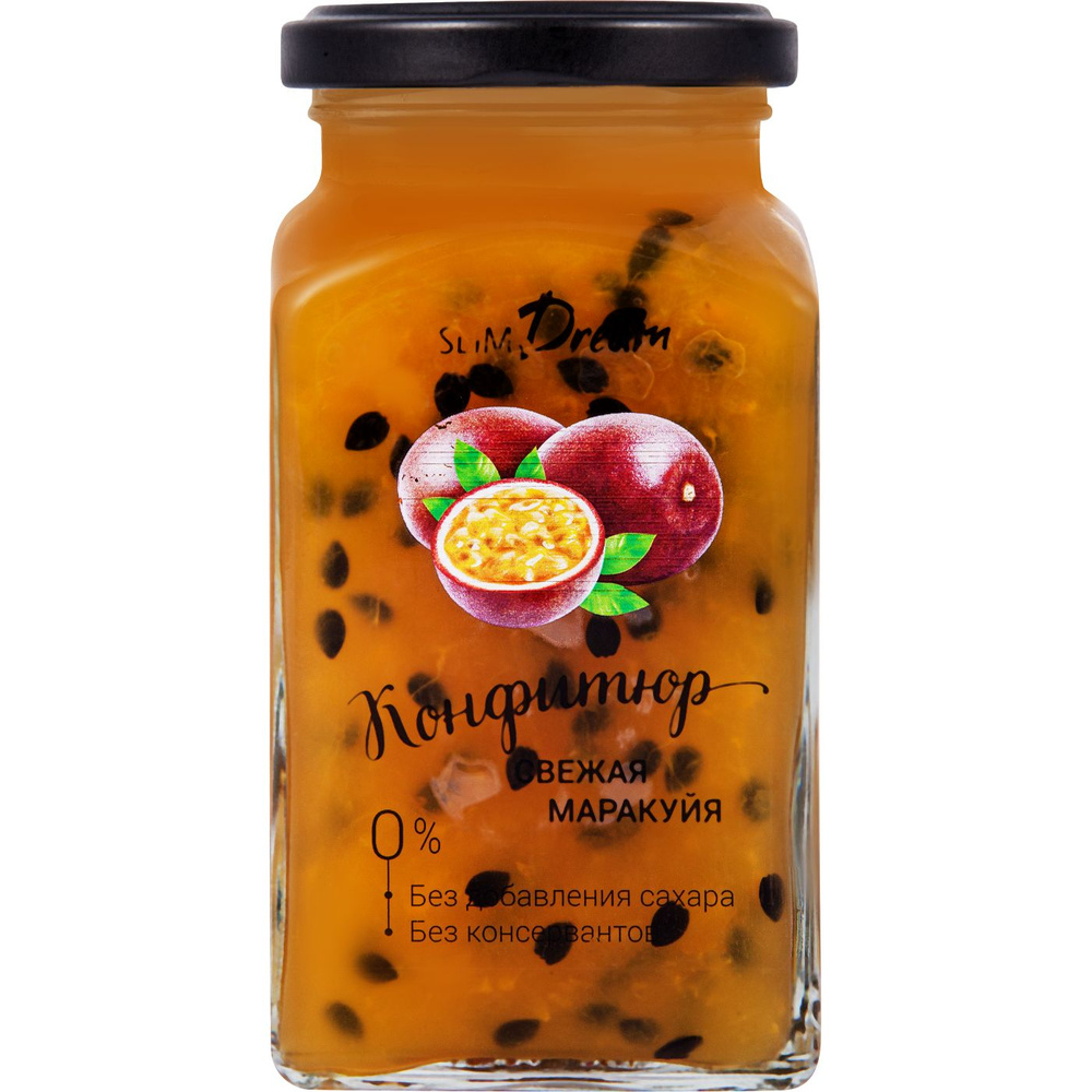 Конфитюр SLIMDREAM из маракуйи без сахара, 300г - купить с доставкой по ...