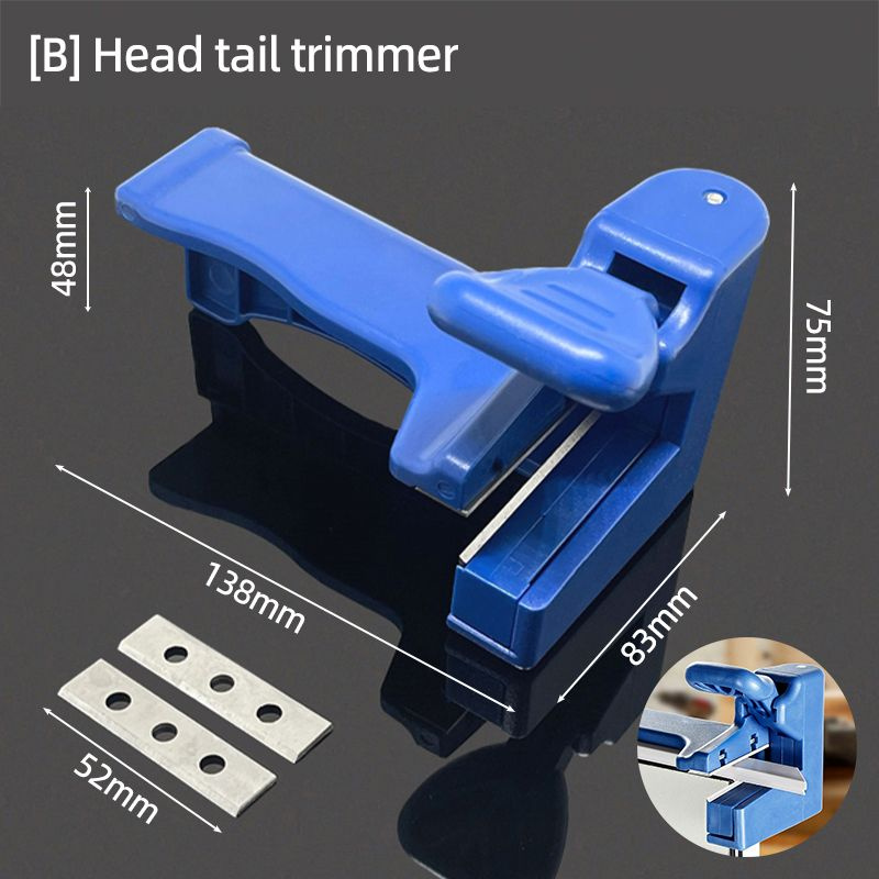 Подрезатель кромки, Торцевой кромкооблицовочный триммер для шпона, ручная обрезка древесины, инструменты #1