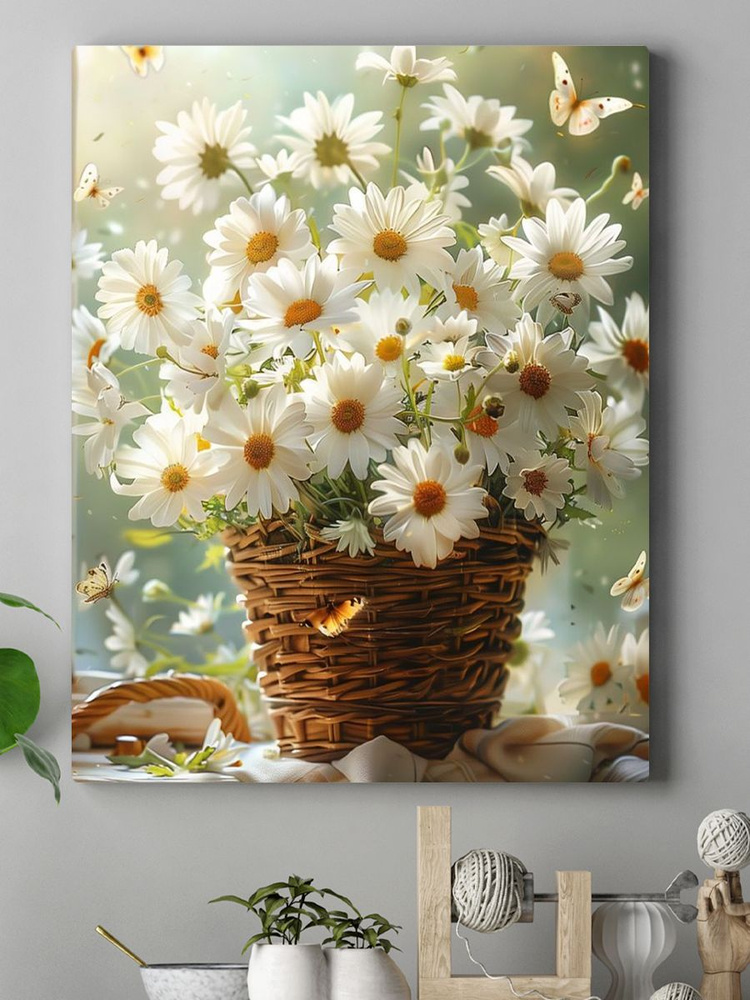 Картина "цветы" 40x50 см #1