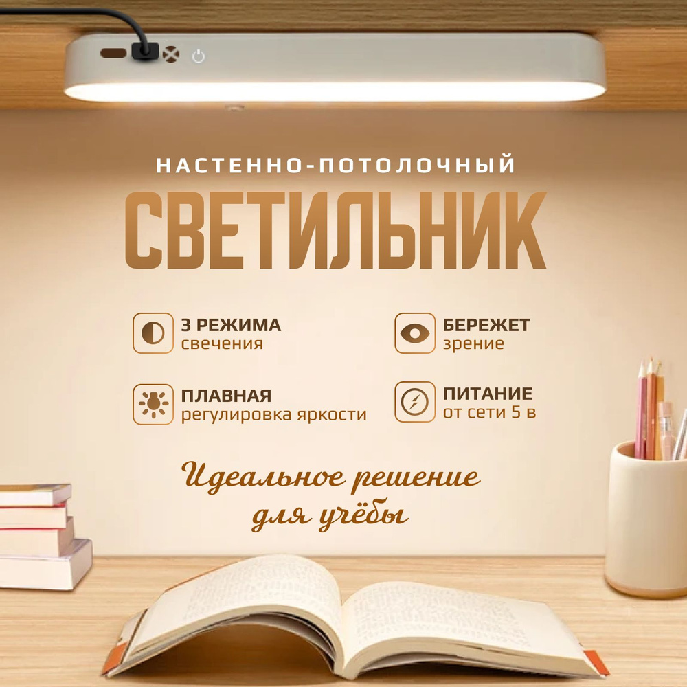 Светильник подсветка настенный потолочный с магнитом #1