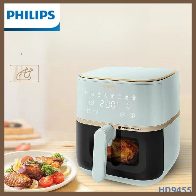 Philips Аэрогриль HD9544, салатовый, бирюзовый #1