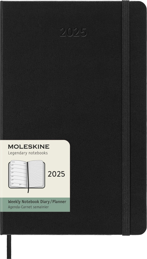 Еженедельник Moleskine CLASSIC SOFT WKNT Large 130х210 мм датированный 2025 год  #1