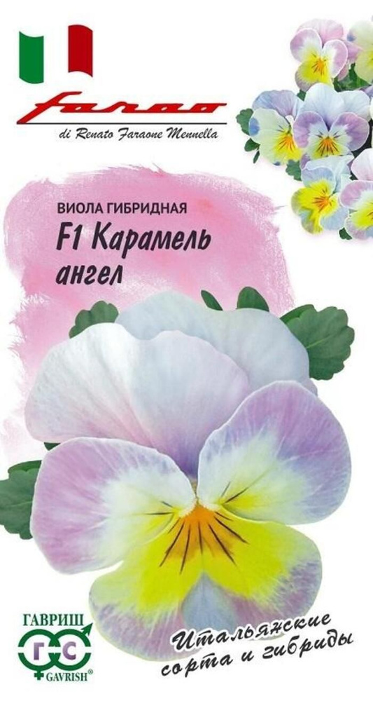 Семена Виола Карамель ангел F1, Виттрока 7 шт. #1