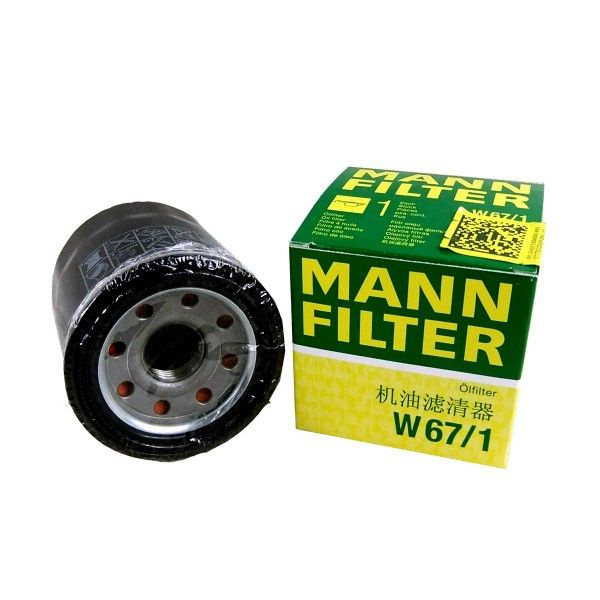 MANN FILTER Фильтр масляный арт. W67\1, 1 шт. #1