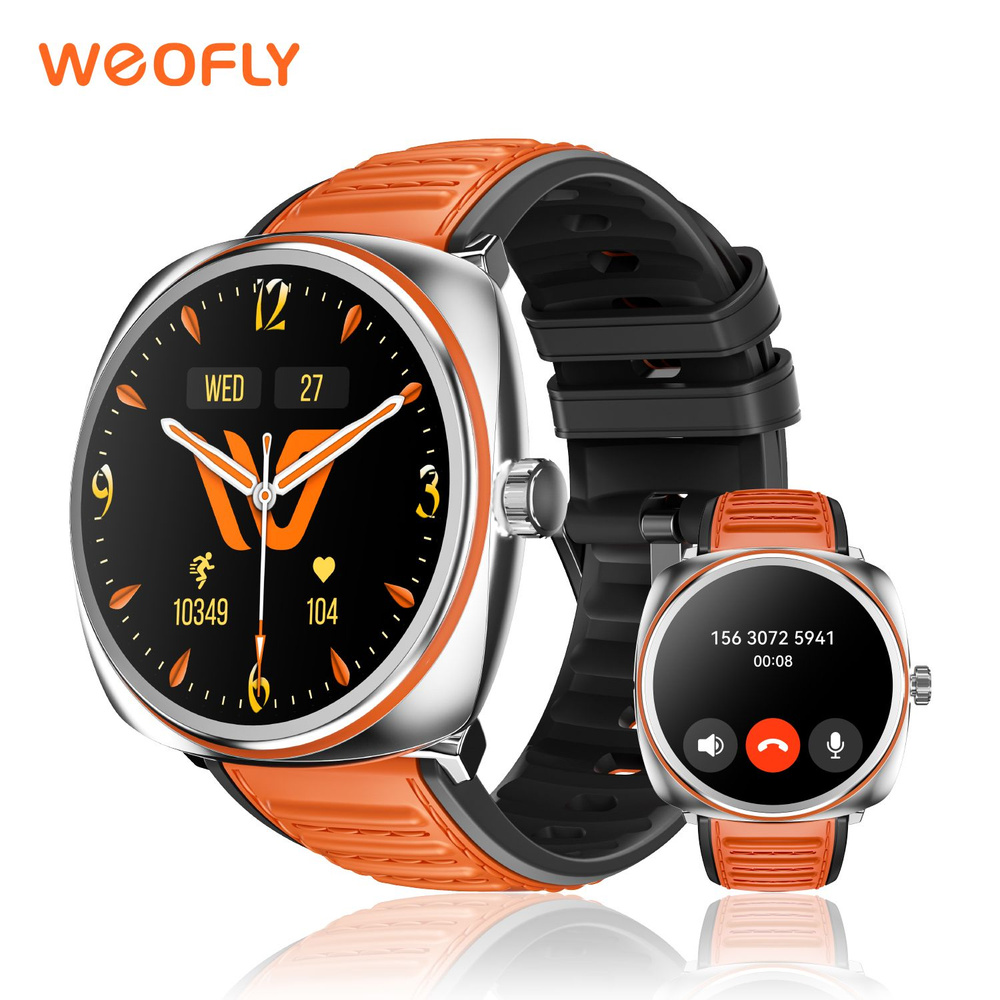 weofly Умные часы Vive, 36mm, Orange #1