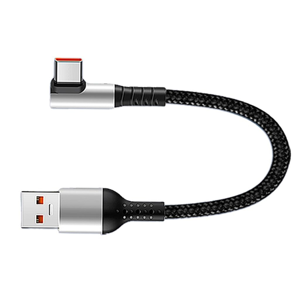 Кабель USB-C быстрого заряда - 0.5м, один изгиб #1