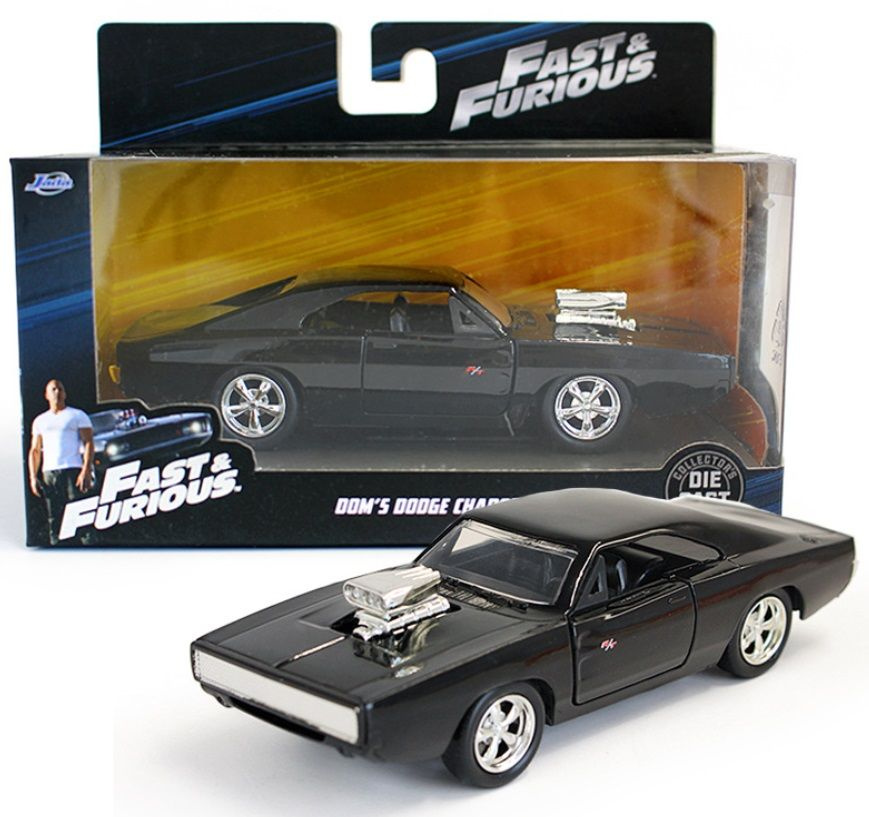 Коллекционная модель автомобиля JADA. Dom's Dodge Charger R/T 1970. Масштаб 1:32 (К/ф "Форсаж") 97042 #1