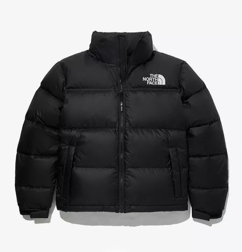 Puffer jacket black north face on sale