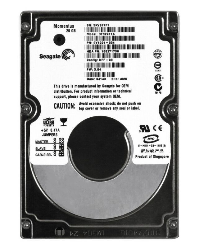 Seagate 20 ГБ Внутренний жесткий диск (ST92011A)  #1