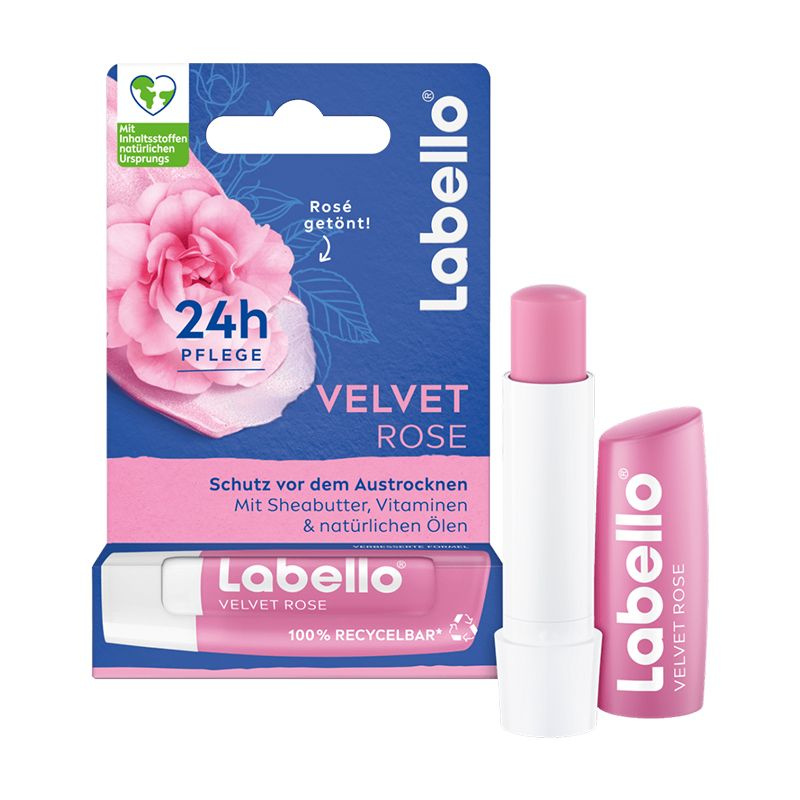 Бальзам для губ Labello Velvet Rose, 4.8g #1