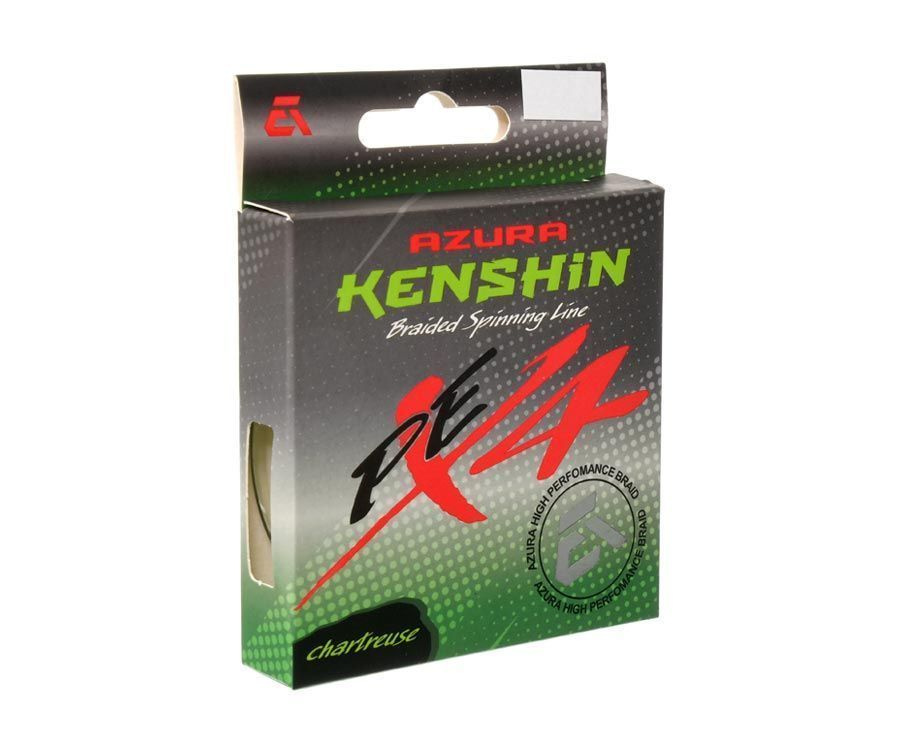 Шнур плетеный "Azura" Kenshin PE X4 150м (Chartreuse 0,104мм 2,7кг 6lb, AKN-04) #1