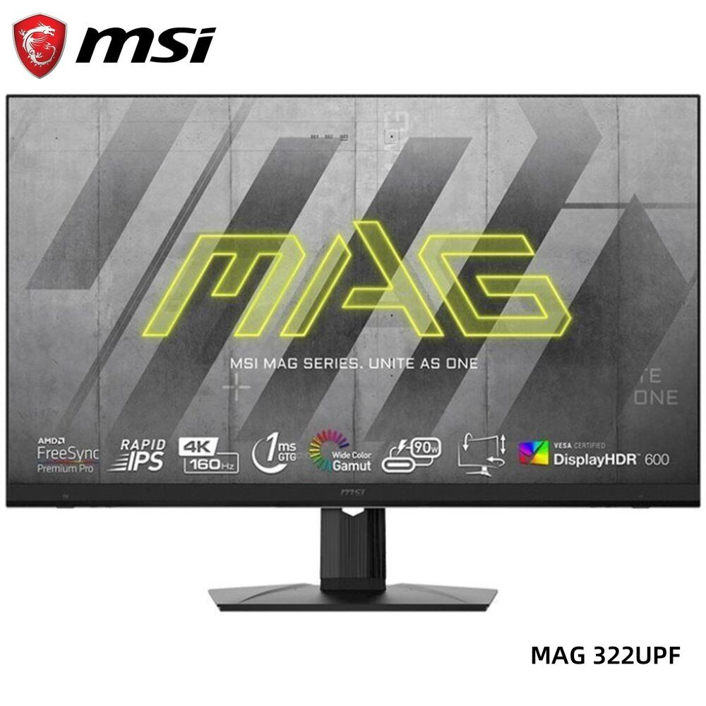 MSI 32" Монитор MAG 322UPF, черный, серый металлик #1