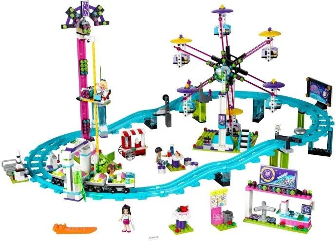 Конструктор LEGO Friends 41130 Американские горки в парке развлечений  #1