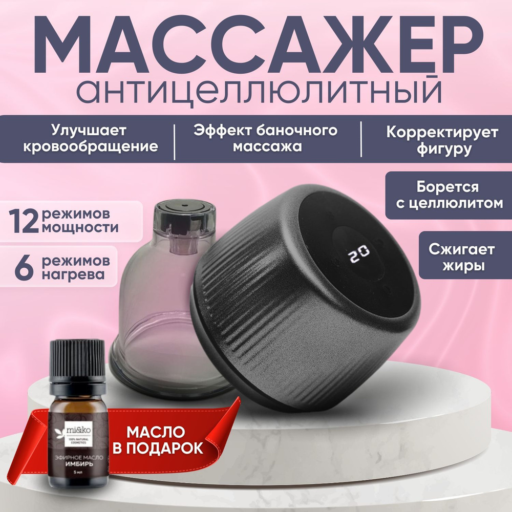 Вакуумный антицеллюлитный массажер для тела, живота, ягодиц/ от ...