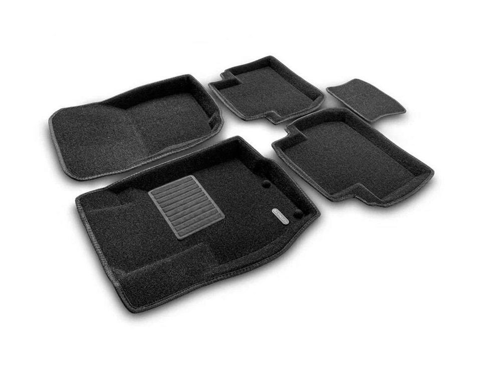 3D коврики Euromat для MITSUBISHI Outlander XL (2005-2013), Business, Черный #1