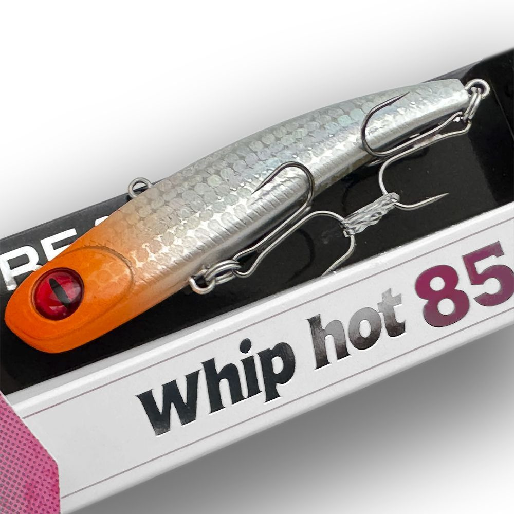 Whip Hot 85 мм, вес: 24 гр - тихий тонущий VIB виб, вайб для зимней рыбалки, раттлин на судака, для ловли #1