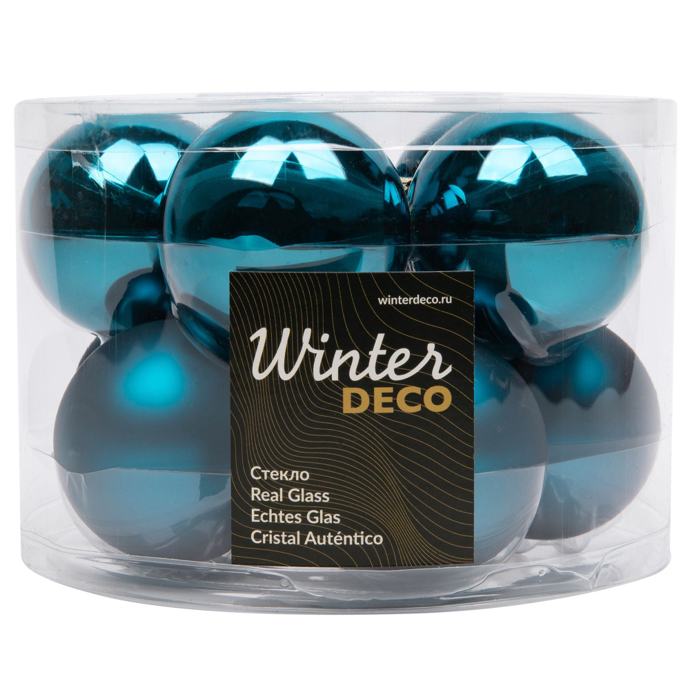 Winter Deco Набор ёлочных шаров, диаметр 6 см, 10 шт #1