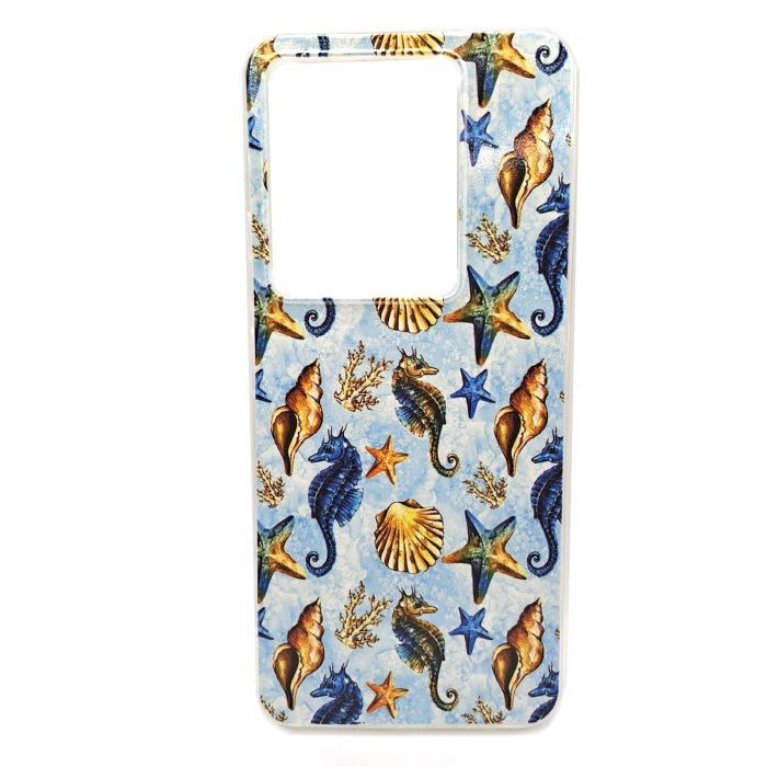 Силиконовый чехол для Infinix Note 30, красочный принт, морские коньки  #1