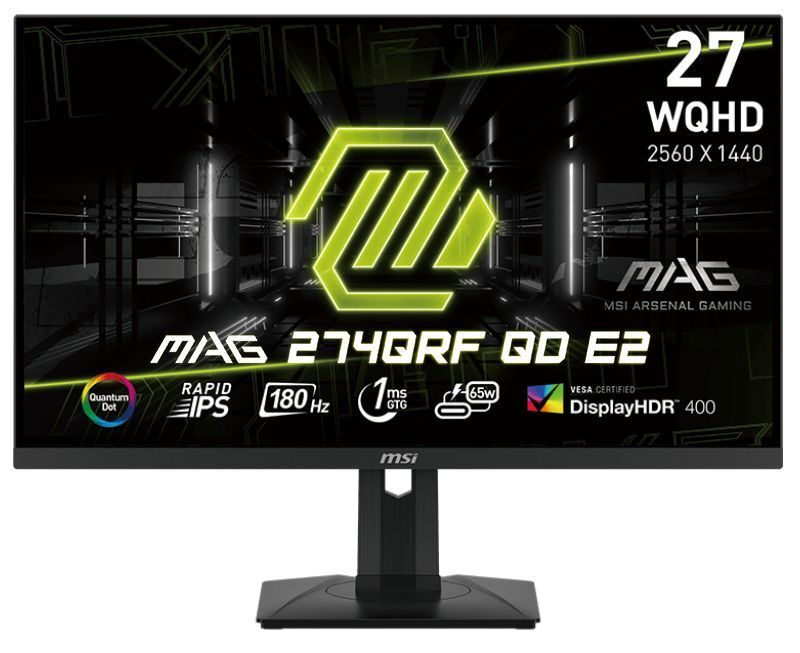 MSI 27" Монитор MAG 274QRF QD E2, черный #1