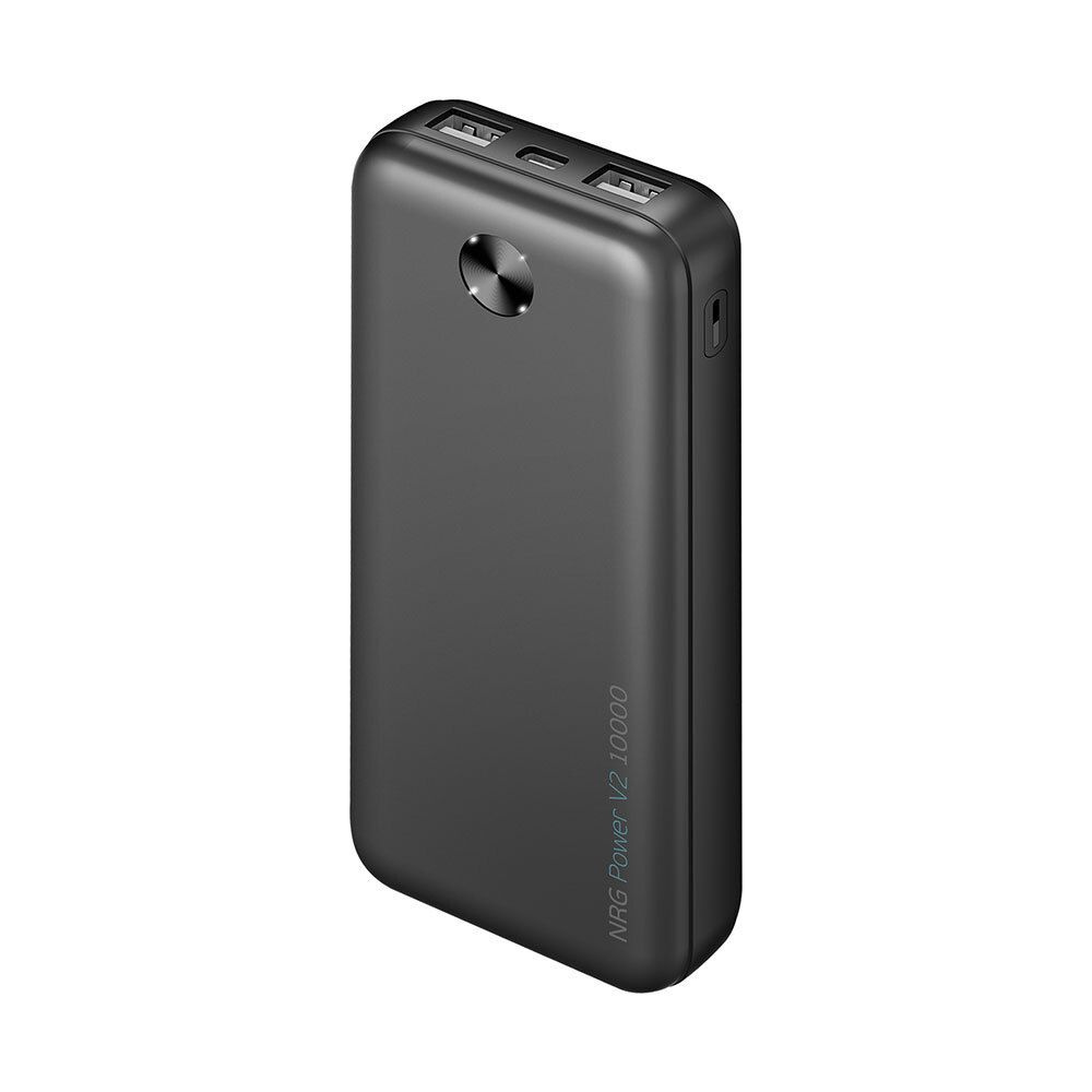 NRG Power V2 powerbank 10000 мА-ч, Внешний аккумулятор 2A, 2xUSB, черно-серый, Deppa, 33679 #1