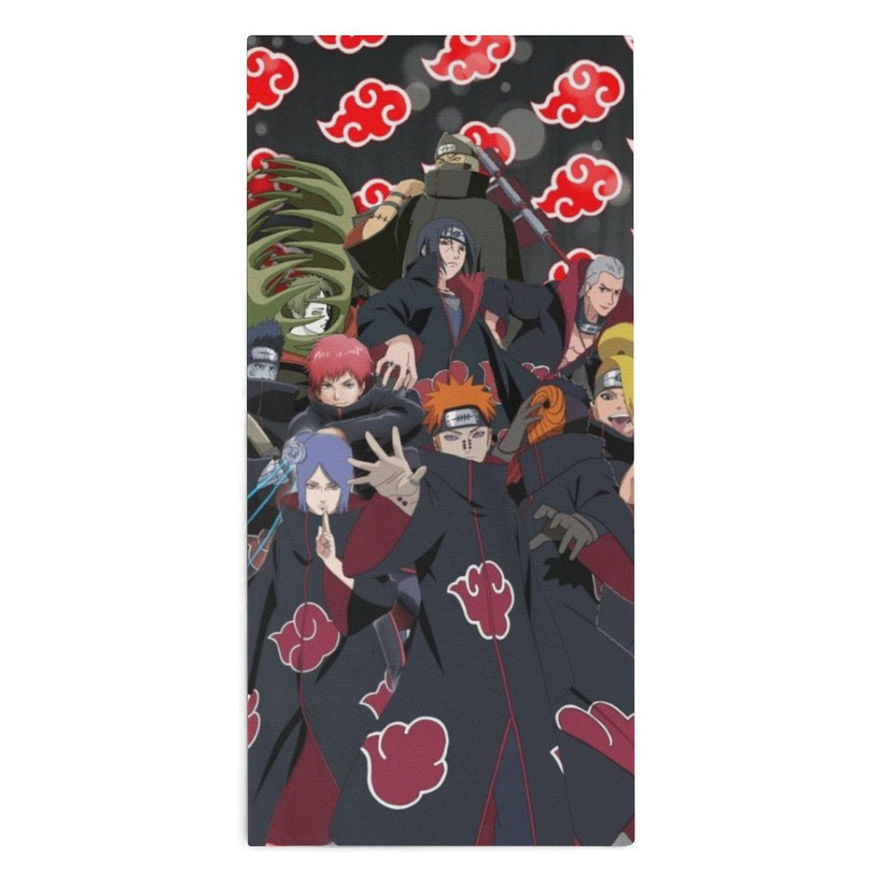 Naruto Полотенце для лица, рук, Микроволокно, 30x70 см, разноцветный, 1 шт.  #1