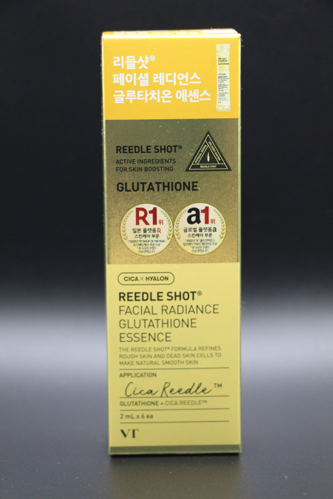 reedle shot glutathione 3 Pack/18ea/ VT Reedle shot Facial Glutathione Essence 2ml*6 /Brighten – SK  ENC main image 0