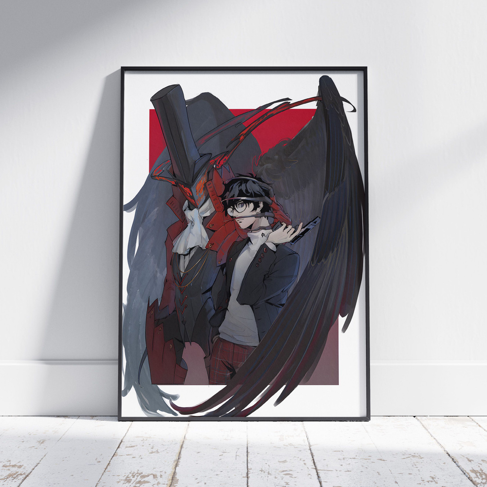 Плакат на стену для интерьера Персона (Рэн Амамия 40) - Постер по аниме игре Persona формата А4 (21x30 #1