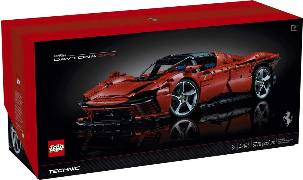 Конструктор LEGO Technic Ferrari Daytona SP3, 3778 деталей, возраст от 18+, 42143 #1