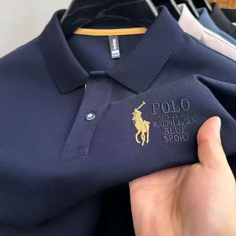 Футболка Polo Ralph Lauren Рубашка поло с вышитыми лацканами 1 шт #1