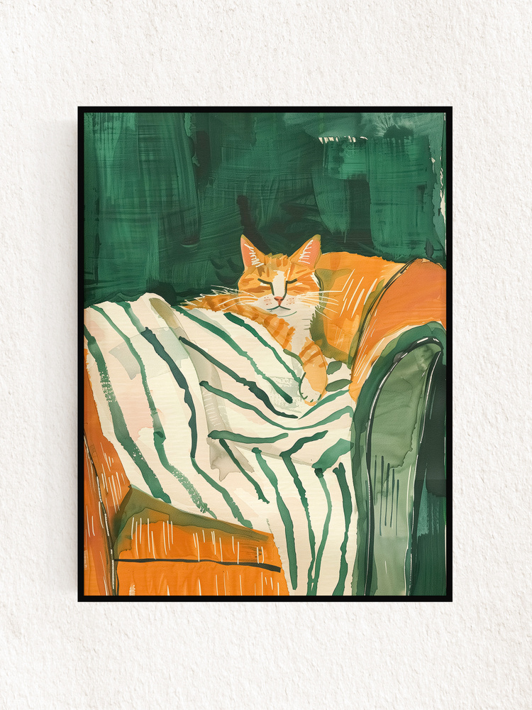 Постер "Sleeping Cat", 30х40см #1