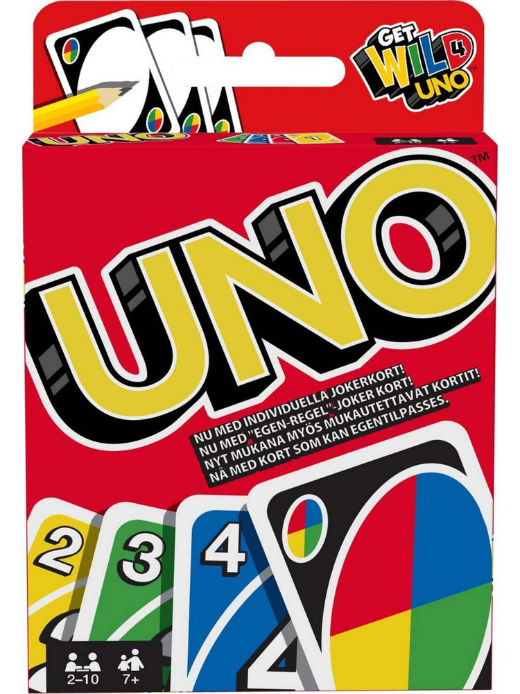 Настольная игра Mattel Games UNO, 112 карт, W2087 #1