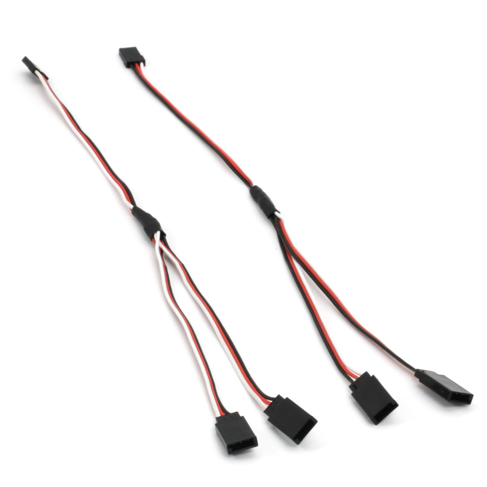 JR кабель / Futaba JR / Разветвитель кабеля сервомашинки (1 на 2) 30см ...