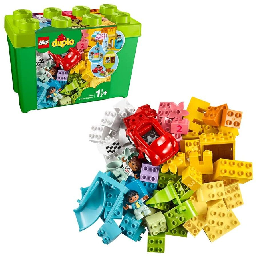 Конструктор LEGO DUPLO Classic Большая коробка с кубиками, 85 деталей, возраст от 1.5+, 10914 #1