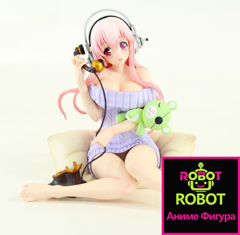 FuRyu Аниме фигурка/Daily Life Cover Special Figures Nitro SUPER SONICO Soniko Talking Time/ ROBOT #1